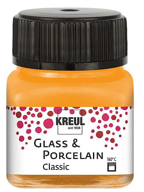 Kreul Glas- Und Porzellanfarbe Classic, Elfenbein, 20 Ml