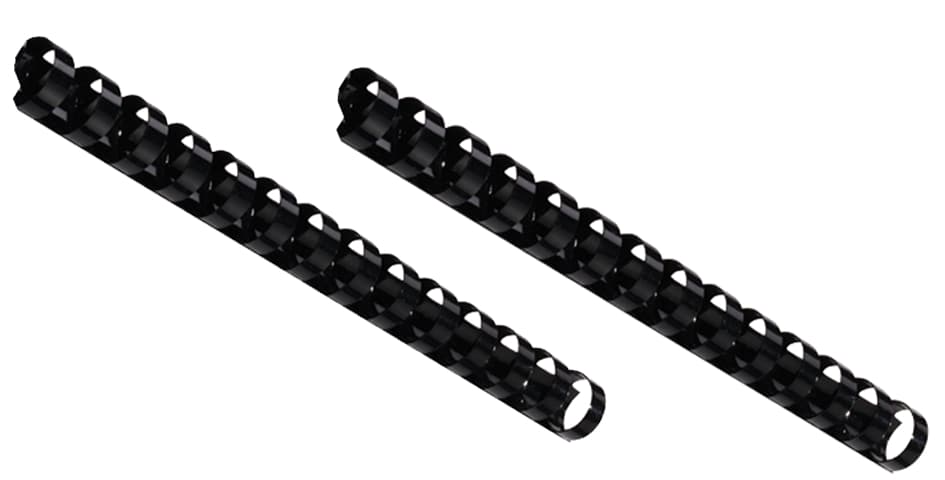 Gbc Plastikbinderücken, Din A5, 14 Ringe, 8 Mm, Schwarz