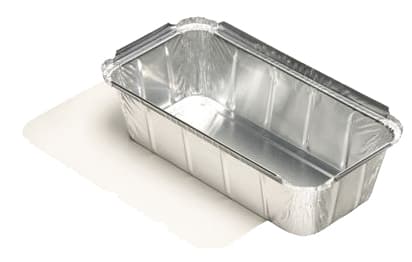 Starpak Aluminium-Schale Eckig, Mit Deckel, 1.000 Ml