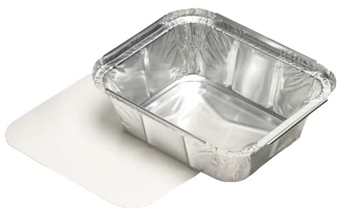 Starpak Aluminium-Schale Eckig, Mit Deckel, 650 Ml
