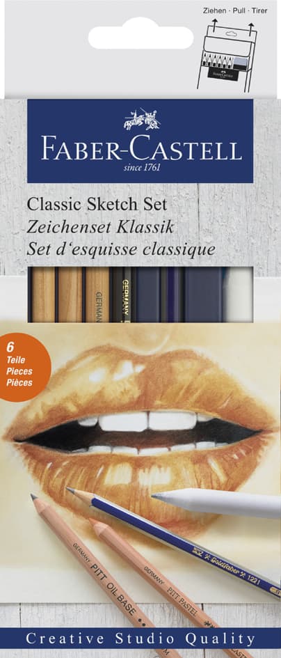 Faber-Castell Zeichenset Klassik, 6-Teilig