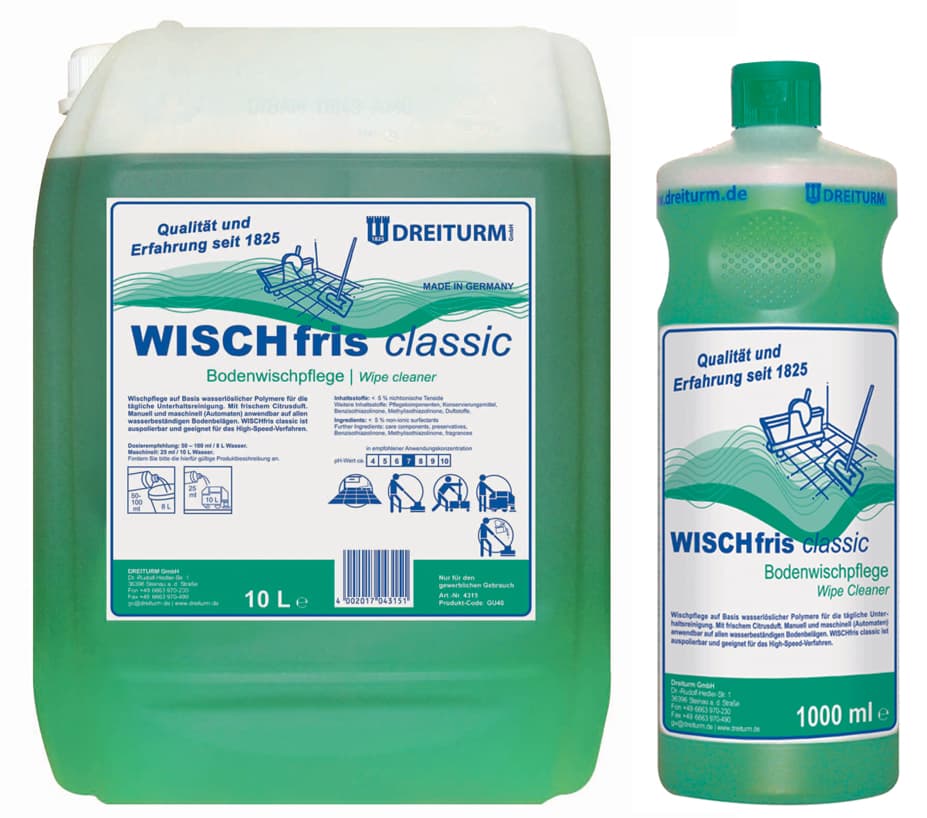 Dreiturm Bodenwischpflege Wischfris Classic, 10 Liter