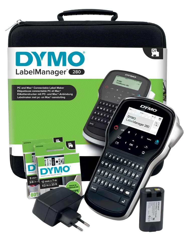 Dymo Hand-Beschriftungsgerät , Labelmanager 280, , Im Koffer