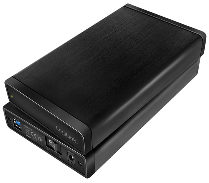 Logilink 3,5, Sata Festplatten-Gehäuse, Usb 3.0, Schwarz