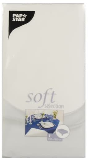 Starpak Tischdecke , Soft Selection, , Gefaltet, Weiß