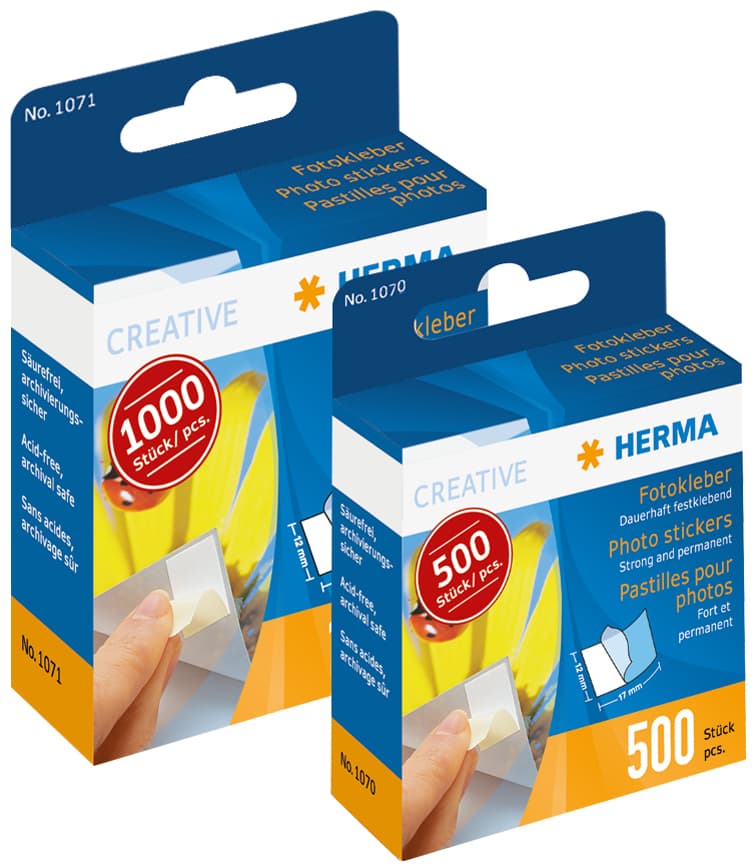 Herma Foto-Kleber Im Kartonspender, Inhalt: 500 Stück