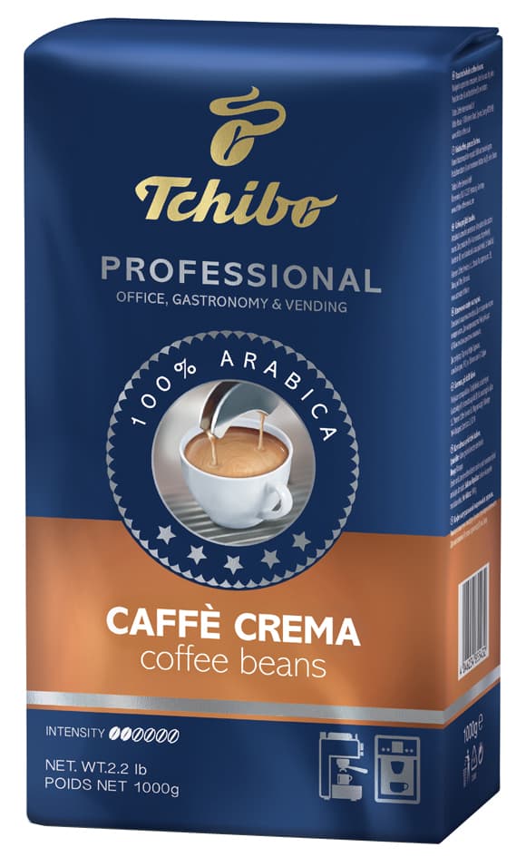 Tchibo Kaffee , Professional Caffè Crema, , Ganze Bohne