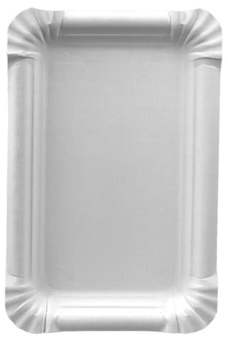 Papstar Papp-Teller , Pure, , Eckig, 240 X 330 Mm, Weiß, 125er