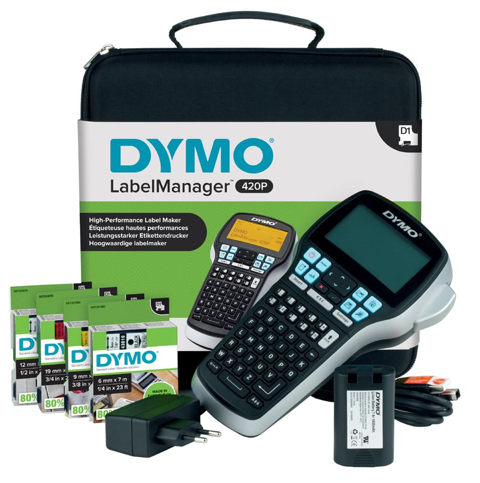 Dymo Hand-Beschriftungsgerät , Labelmanager 420p, Im Koffer