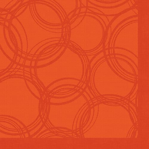 Papstar Motiv-Servietten , Royal Collection Bubbles, , Orange