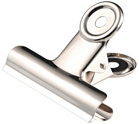 Wonday Briefklemmer Aus Metall, Farbe: Nickel, Breite: 50 Mm
