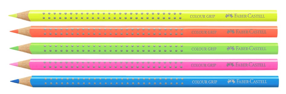 Faber-Castell Dreikant-Buntstift Colour Grip, Neongrün