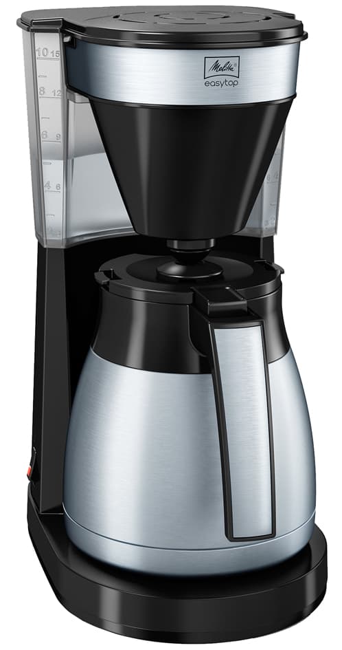 Melitta Kaffeemaschine , Easy Top Ii Therm Steel, , Schwarz