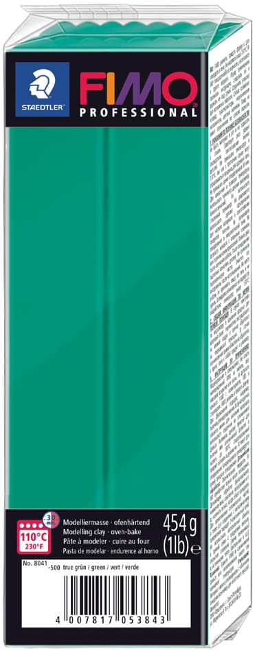 Fimo Professional Modelliermasse, Reingrün, 454 G