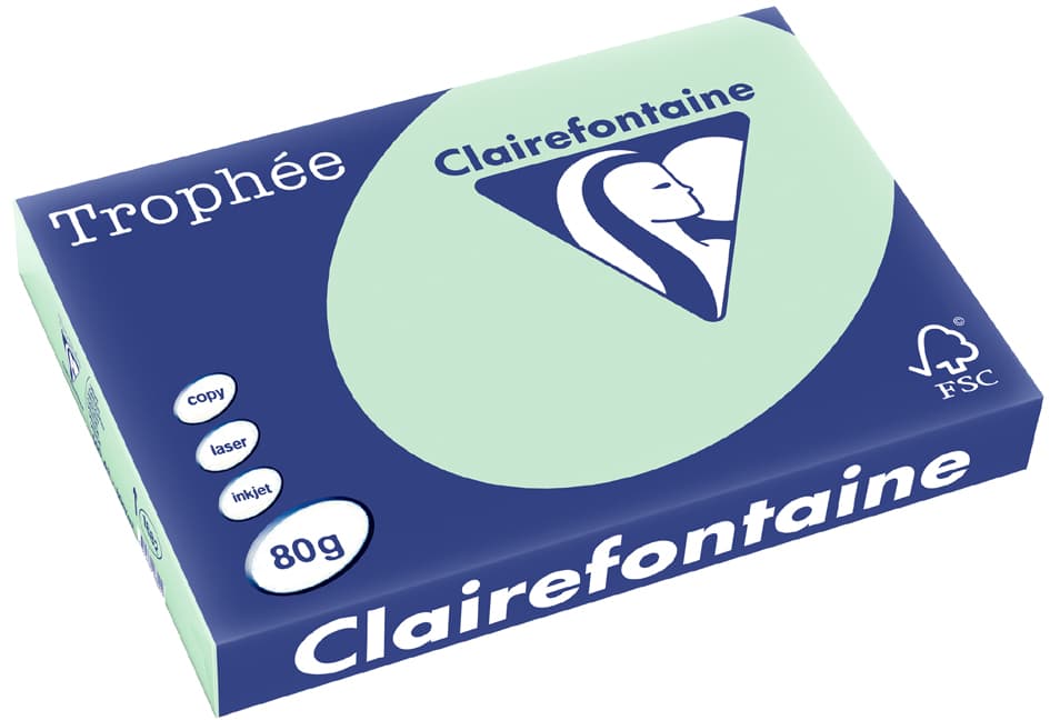 Clairefontaine Multifunktionspapier Trophée, A3, Maigrün