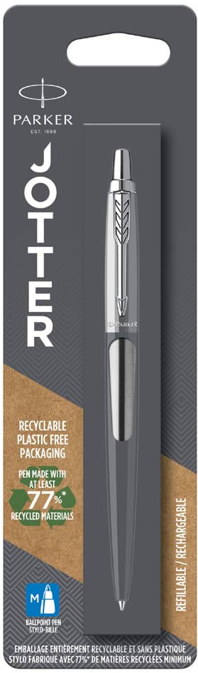 Parker Druckkugelschreiber Jotter Edelstahl C.C., Blister