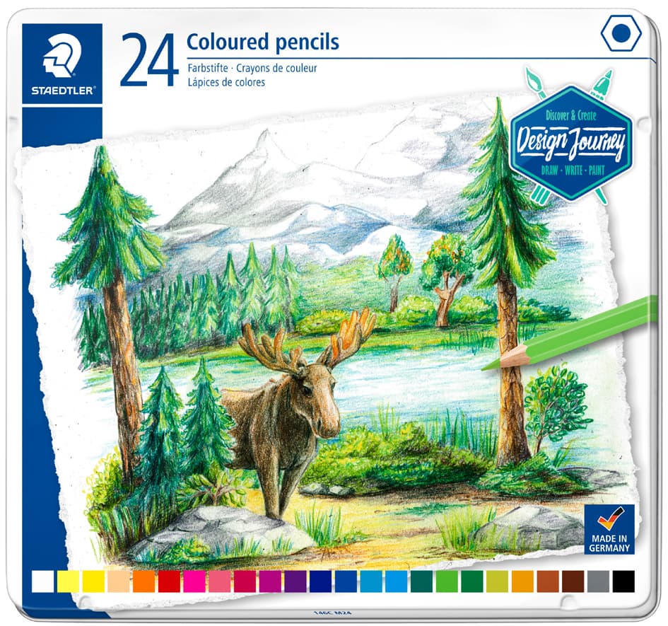Staedtler Buntstift Design Journey, 24er Metalletui
