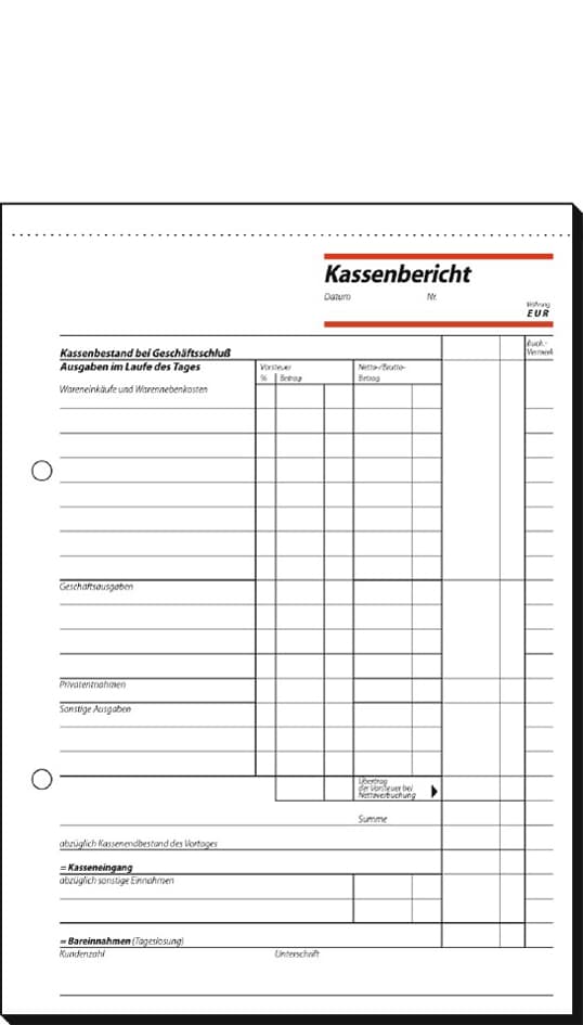 Sigel Formularbuch , Kassenbuch Für Edv-Erfassung, , A4