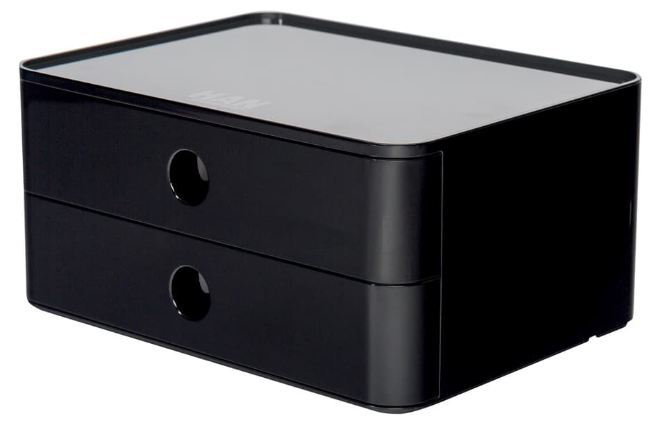 Han Schubladenbox Smart-Box Allison, 2 Schübe, Jet Black
