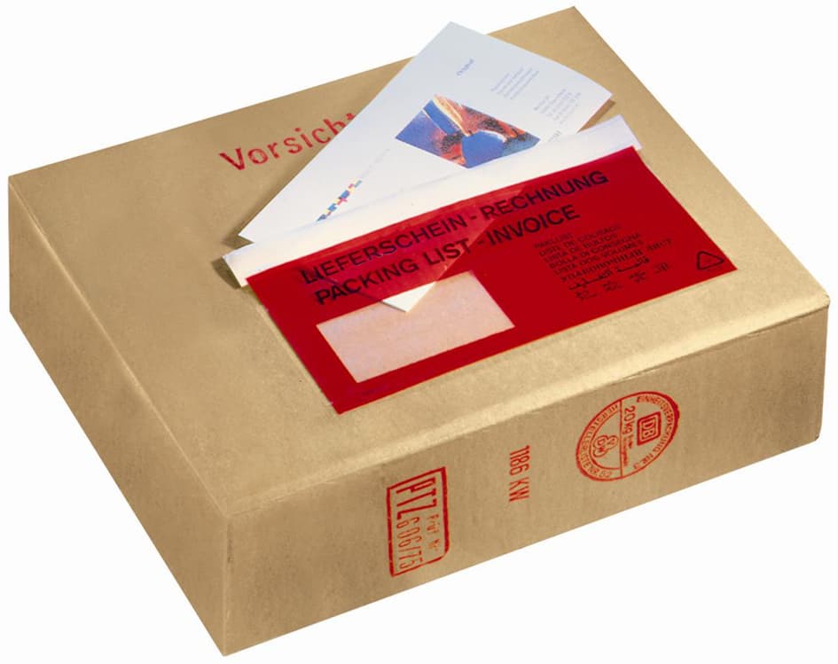 Dm-Folien Lieferscheintasche, Din C5, Mit Aufdruck