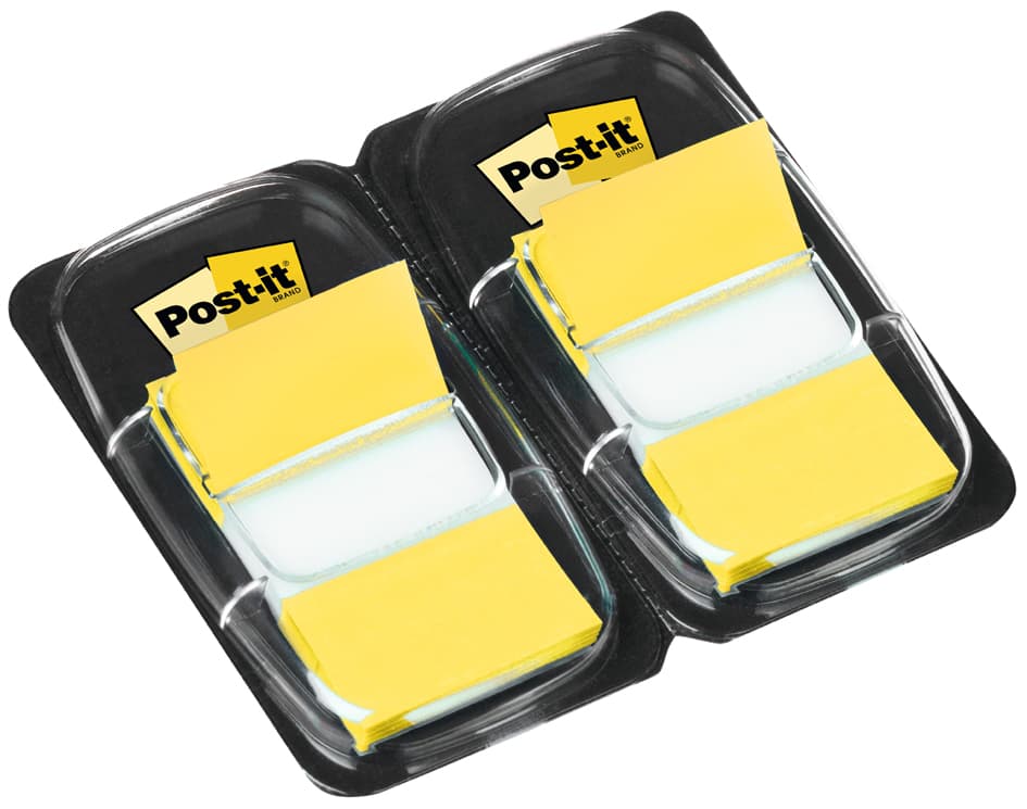 Post-It Haftmarker Index, 25,4 X 43,2 Mm, Gelb, 2er Spender