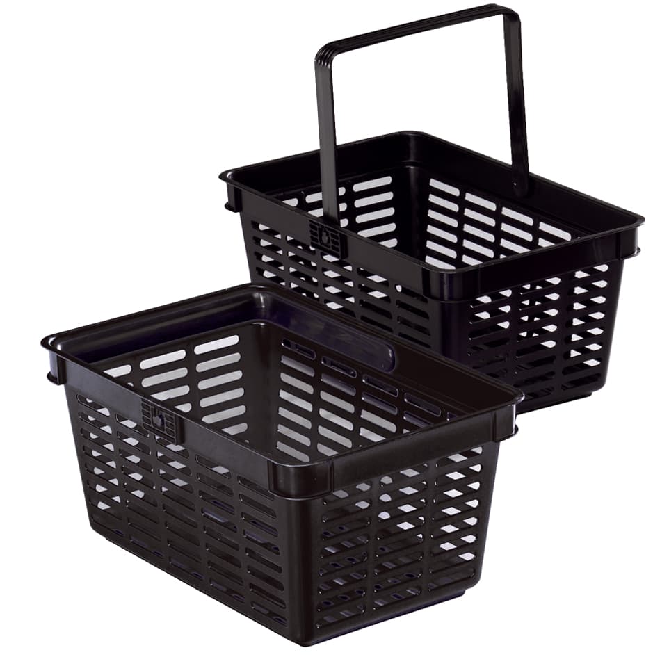 Durable Einkaufskorb Shopping Basket 19, 19 Liter, Schwarz