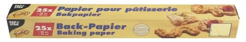 Papstar Backpapier-Zuschnitte, Braun, In Faltschachtel