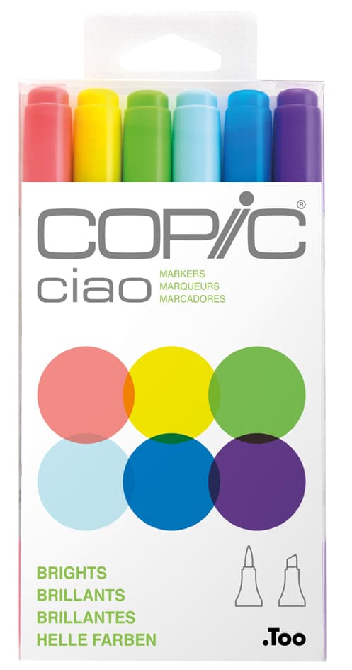 Copic Marker Ciao, 6er Set , Brights,