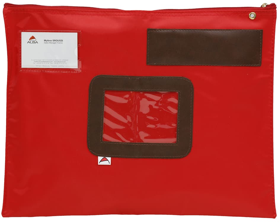 Alba Banktasche , Poplat, , Polyester, Rot