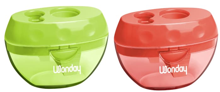 Wonday Dreifach-Spitzdose , Taill, Tou, , Farbig Sortiert