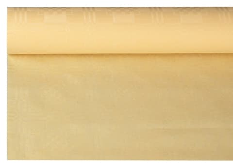 Papstar Damast-Tischdecke, (B)1,2 X (L)8 M, Creme
