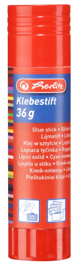 Herlitz Klebestift, 36 G, Lösungsmittelfrei, Farblos