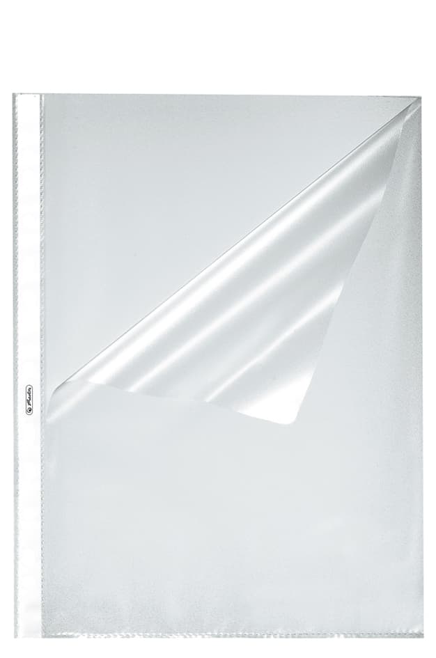 Herlitz Prospekthülle, Din A4, Genarbt, 0,055 Mm