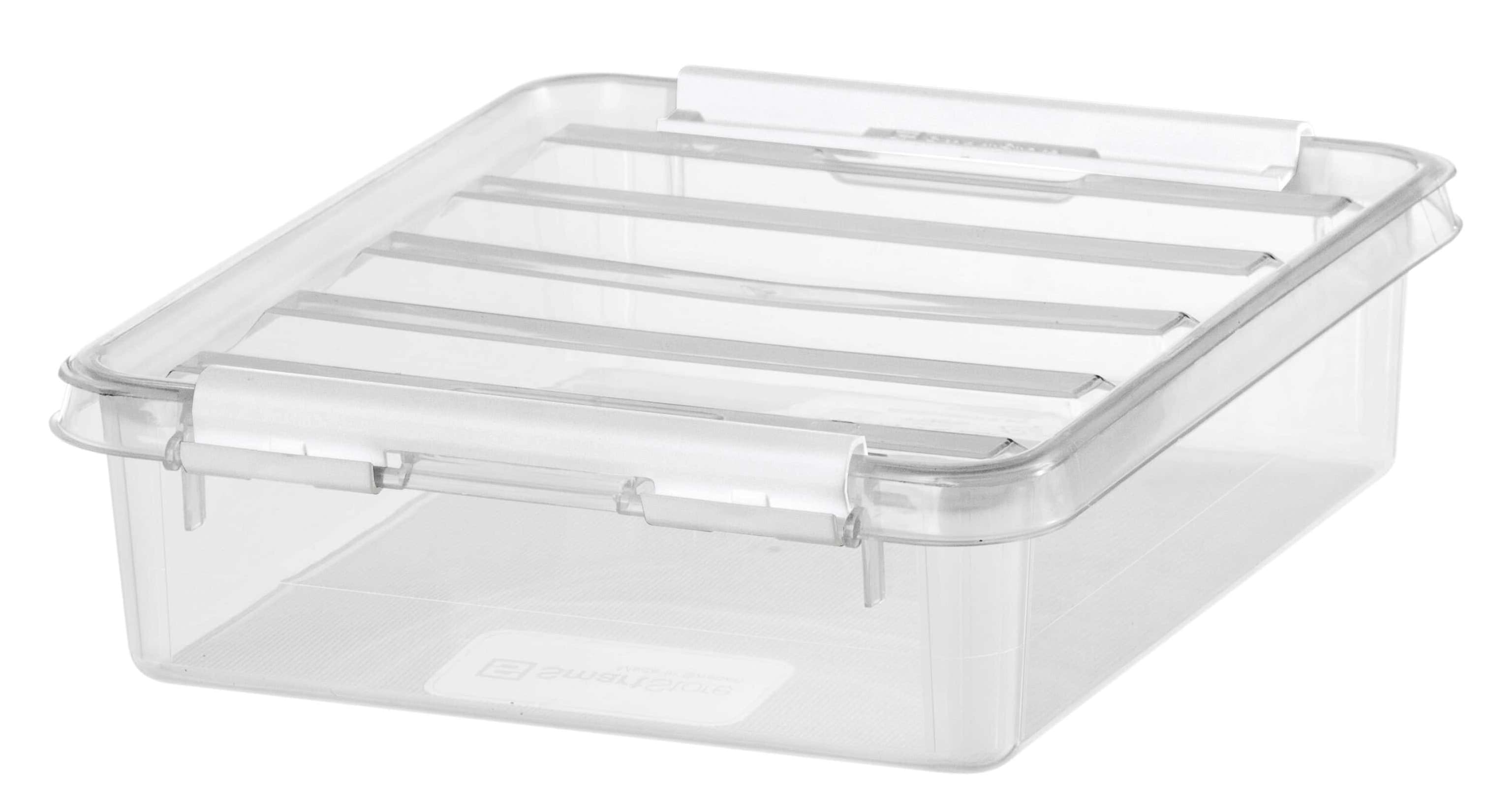 Smartstore Aufbewahrungsbox Classic 1 L, Clips: Weiß