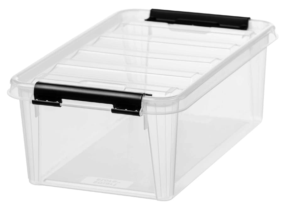 Smartstore Aufbewahrungsbox Classic 4 L, Clips: Schwarz