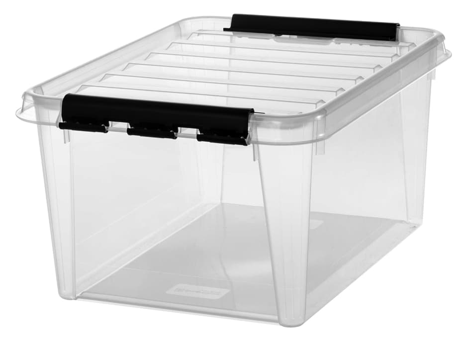Smartstore Aufbewahrungsbox Classic 31 L, Clips: Schwarz