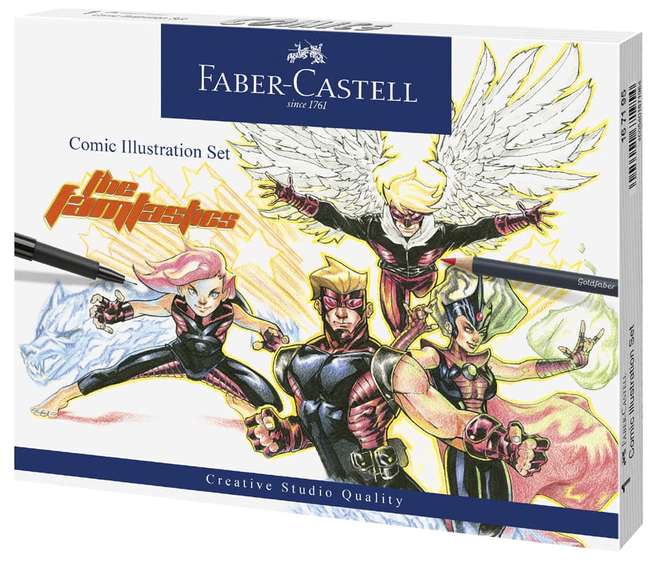 Faber-Castell Tuschestift Pitt Artist Pen, 15er Etui Comic
