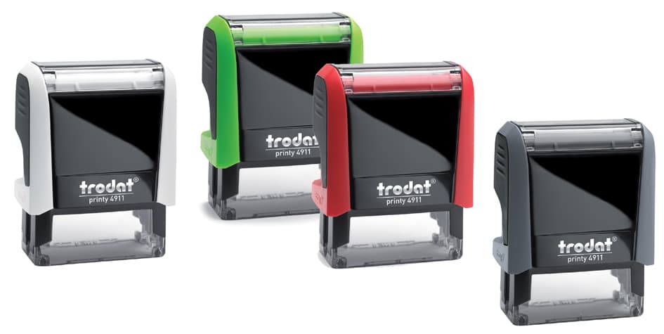 Trodat Textstempelautomat 4911 , Printy 4.0, , Eco-Grau