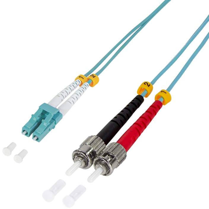 Logilink Lwl Patchkabel, Lc-Duplex - 2 X St, Om3, 2,0 M