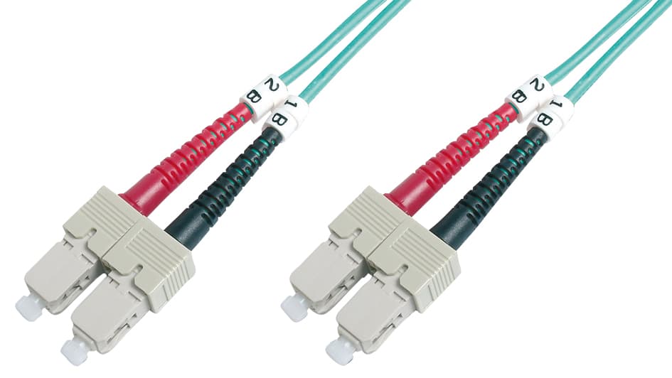 Digitus Lwl Patchkabel, Sc-Duplex - Sc-Duplex, Om3, 1,0 M