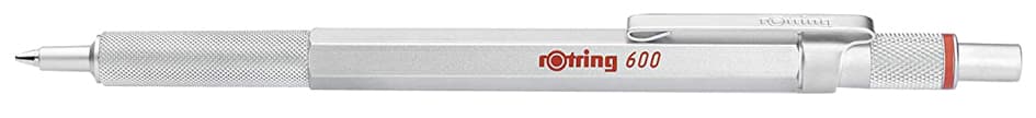 Rotring Druckkugelschreiber 600, Silber