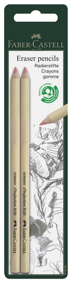 Faber-Castell Radierstift Perfection 7056, Blisterkarte
