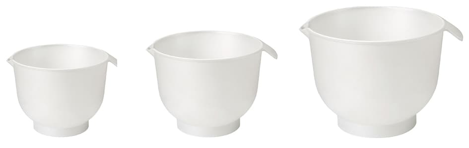 Gastromax Rührschüssel, Weiß, 3er Set