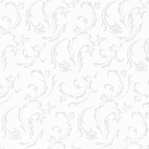 Papstar Motiv-Servietten , Royal Collection Damascato, , Weiß