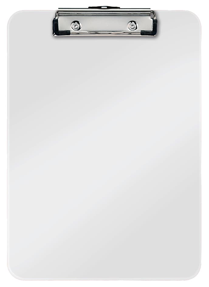 Leitz Klemmbrett Wow, Din A4, Polystyrol, Weiß