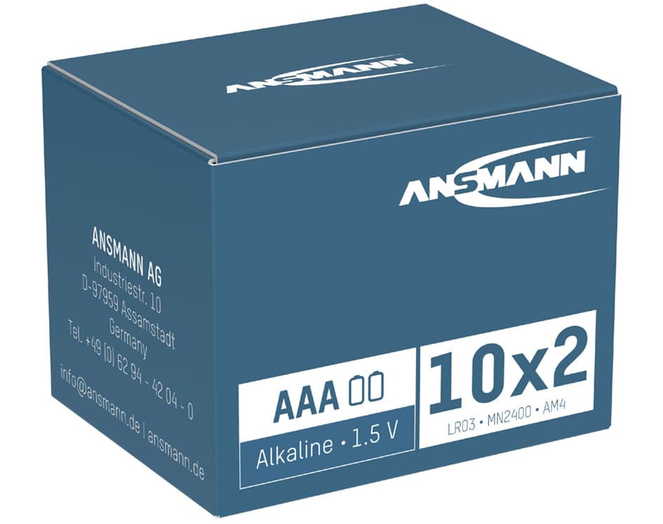 Ansmann Alkaline Batterie , X-Power, , Micro Aaa, 20er Display