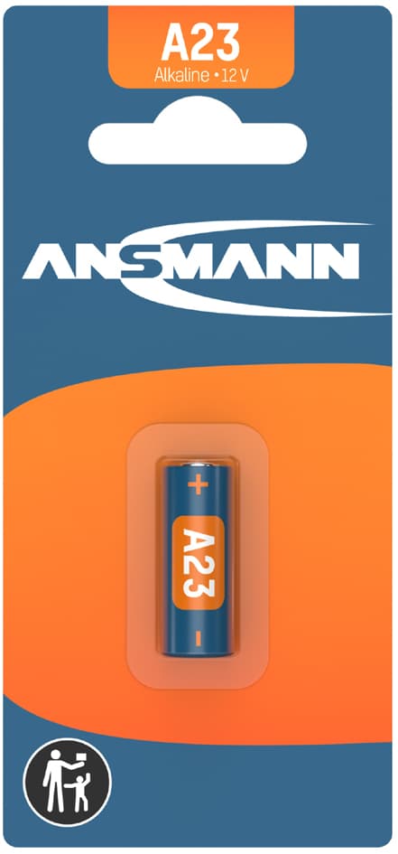 Ansmann Alkaline Batterie , A23, , 12 Volt (Lrv08)