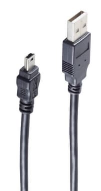 Shiverpeaks Basic-S Usb 2.0 Mini Kabel, Usb-A - 5 Pol Usb-B