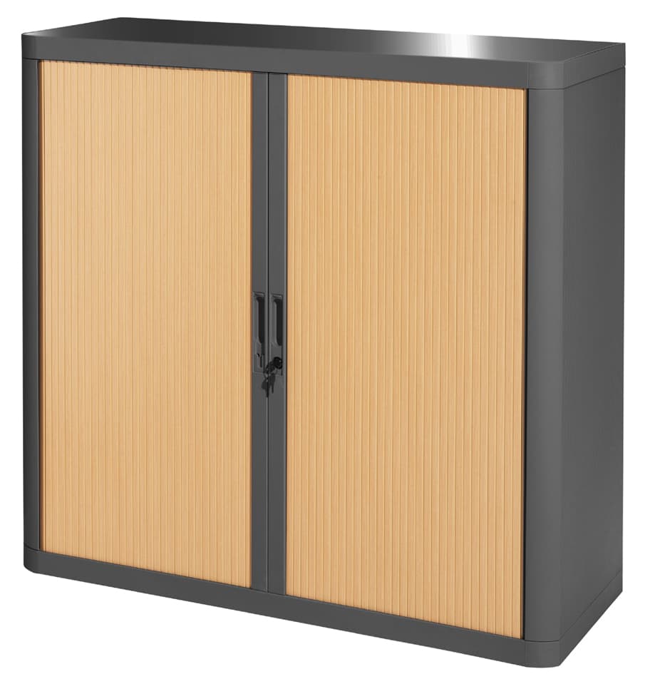Paperflow Rollladenschrank Easyoffice, 2 Fachböden