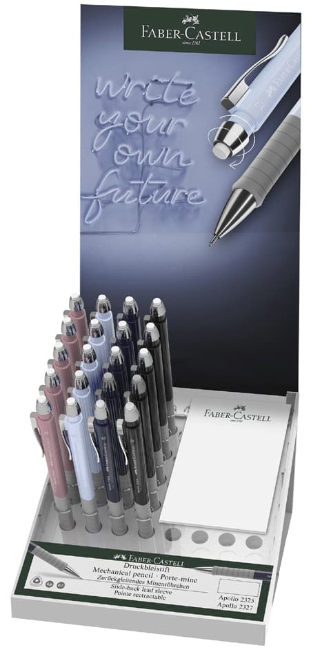 Faber-Castell Druckbleistift Apollo 2325, Im Display